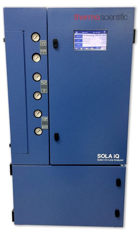 total sulfur analyzer natural gas|SOLA iQ On.